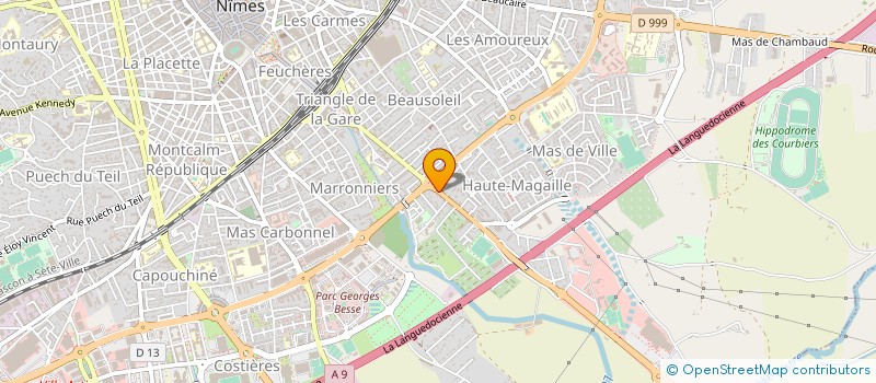 localisation de l'entreprise BRUJO  NIMES