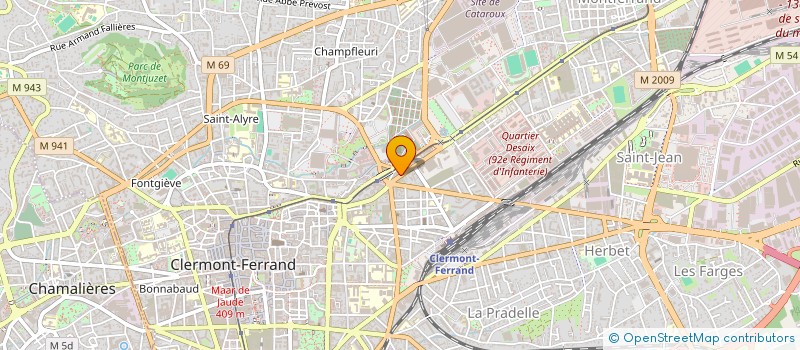 localisation de l'entreprise BRUKKA DISTRIBUTION  CLERMONT-FERRAND