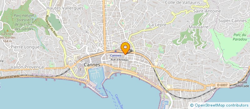 localisation de l'entreprise BRUL CAF à CANNES