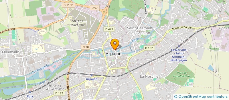 localisation de l'entreprise BRUL DOMINGOS  ARPAJON