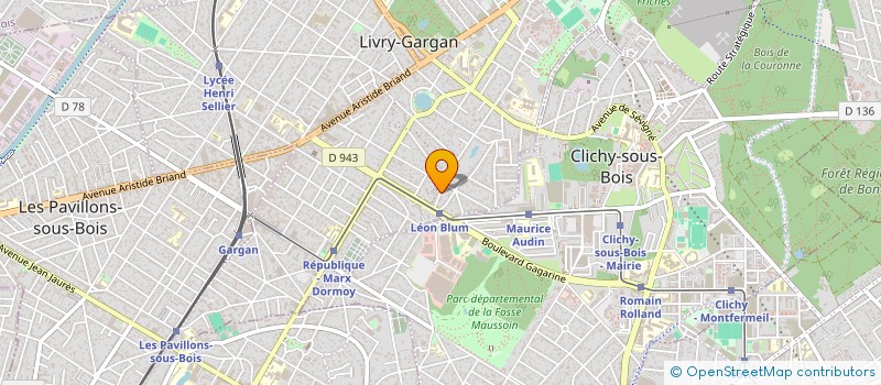 localisation de l'entreprise BRULANT à LIVRY-GARGAN