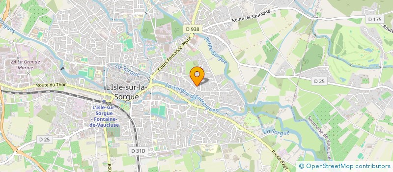 localisation de l'entreprise BRULAT CONSTRUCTION SA  L'ISLE-SUR-LA-SORGUE