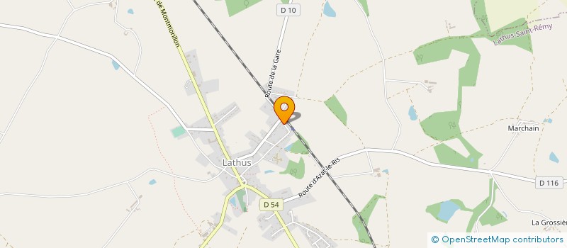 localisation de l'entreprise BRULE LATHUS FORAGE PAR ABREVIATION B L F à LATHUS-SAINT-REMY