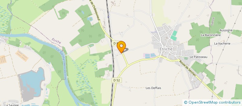 localisation de l'entreprise BRULERIE DE LA MAINE  ETRICHE