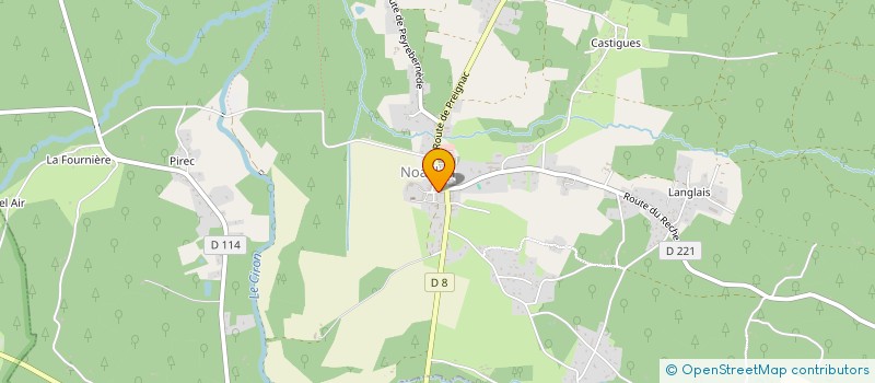 localisation de l'entreprise BRULERIE DES GRAVES  NOAILLAN