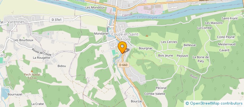 localisation de l'entreprise BRULERIE DU GRAIN D'OR à MAUZAC-ET-GRAND-CASTANG