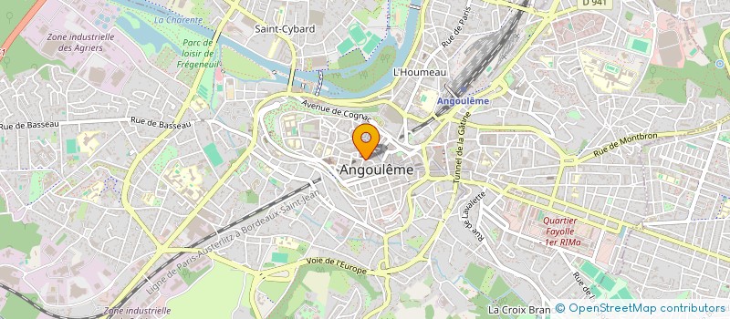 localisation de l'entreprise BRULERIE DU VALOIS à ANGOULEME
