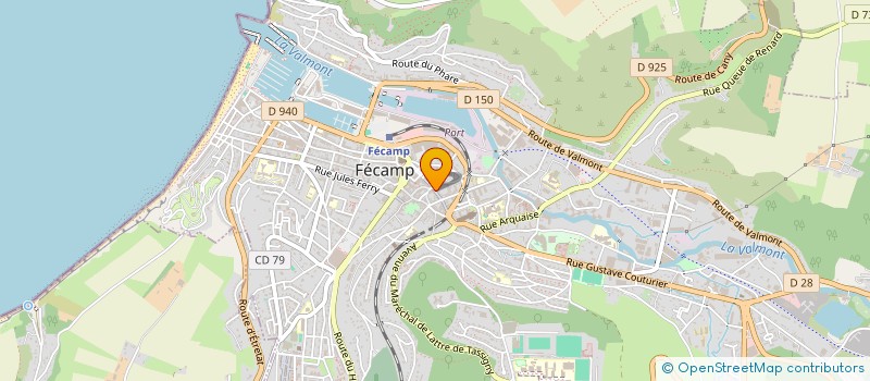 localisation de l'entreprise BRULERIE FECAMPOISE  FECAMP