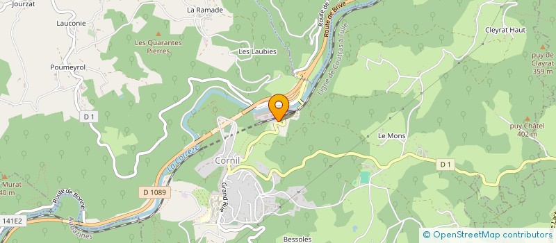 localisation de l'entreprise BRULERIE GAILLARDE  CORNIL