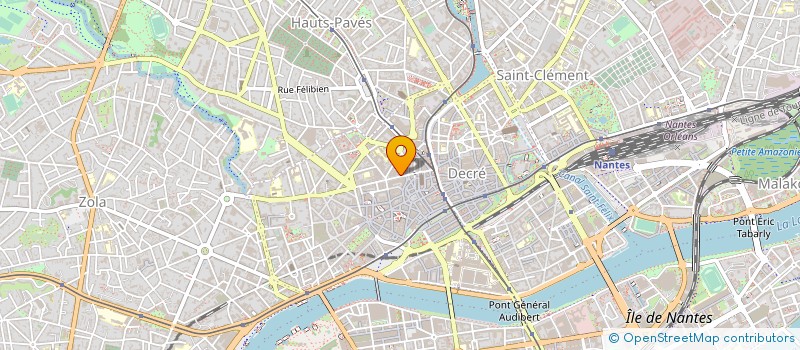 localisation de l'entreprise BRULIN H ET GUERAUD F à NANTES