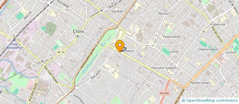 localisation de l'entreprise BRULIUS  ROUBAIX