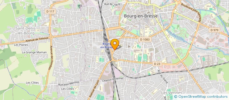 localisation de l'entreprise BRULO à BOURG-EN-BRESSE