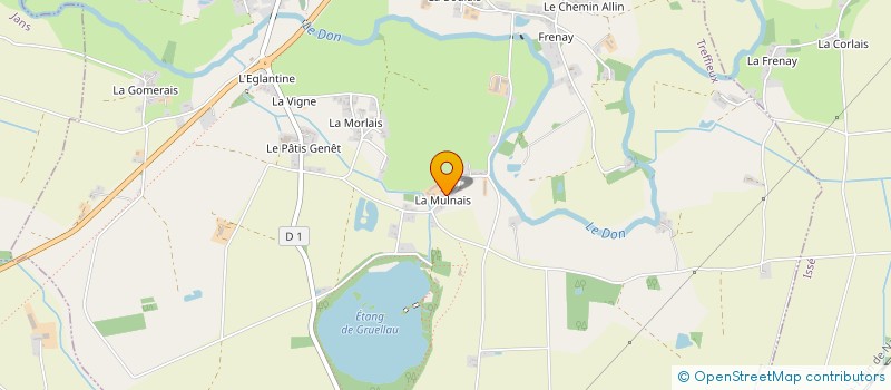 localisation de l'entreprise BRULOS LE ZARZI  TREFFIEUX