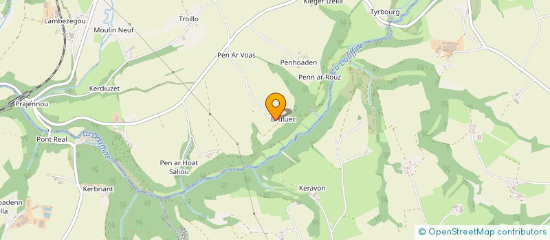 localisation de l'entreprise BRULUEC ET COMPAGNIE  LOPEREC