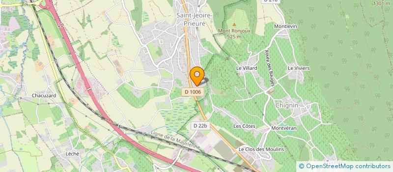 localisation de l'entreprise BRUM'INVEST  SAINT-JEOIRE-PRIEURE