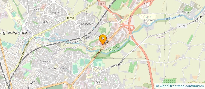 localisation de l'entreprise BRUMA à VALENCE