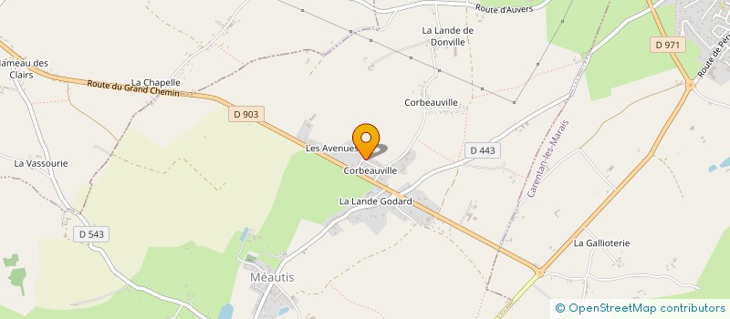 localisation de l'entreprise BRUMA'LOC à CARENTAN-LES-MARAIS