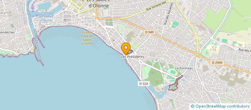 localisation de l'entreprise BRUMACL à LES SABLES D'OLONNE