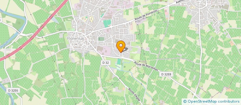 localisation de l'entreprise BRUMAIRE FLORENSAC  FLORENSAC