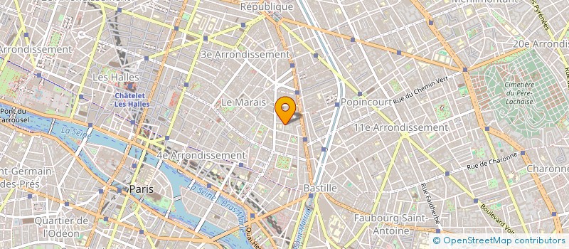 localisation de l'entreprise BRUME  PARIS