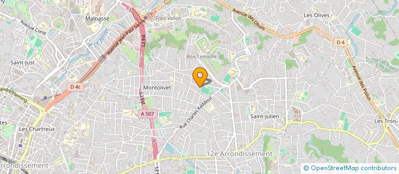 localisation de l'entreprise BRUME à MARSEILLE