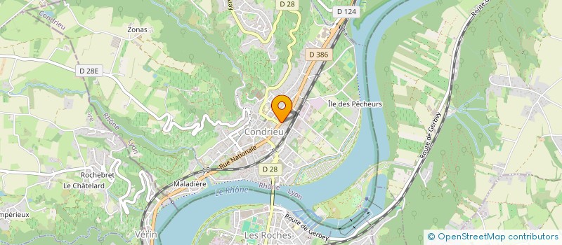 localisation de l'entreprise BRUMEL  CHAVANAY