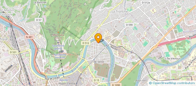 localisation de l'entreprise BRUMELOT FRANCOIS ET NADINE  GRENOBLE