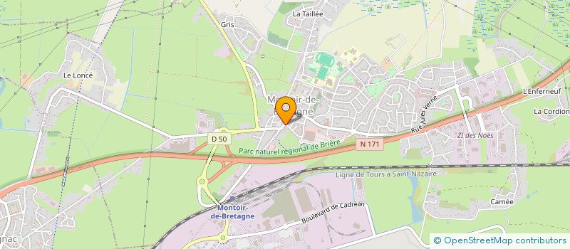 localisation de l'entreprise BRUMENN FLOR à MONTOIR-DE-BRETAGNE