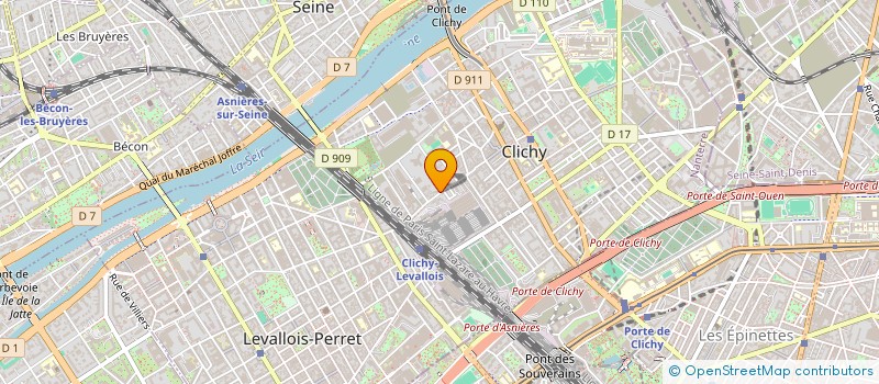 localisation de l'entreprise BRUMERT à CLICHY