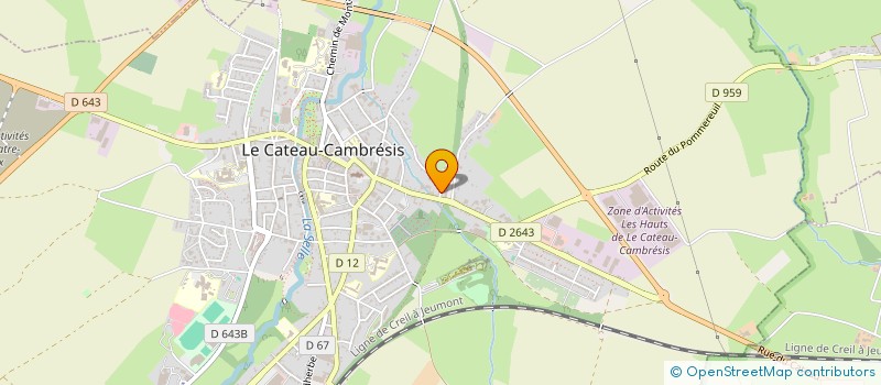 localisation de l'entreprise BRUMINO  LE CATEAU-CAMBRESIS