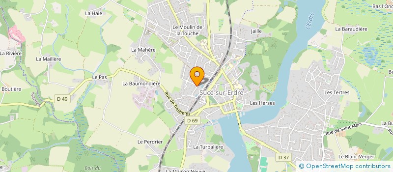 localisation de l'entreprise BRUMIR à SUCE-SUR-ERDRE