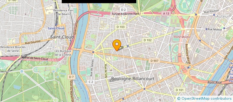 localisation de l'entreprise BRUN à BOULOGNE-BILLANCOURT