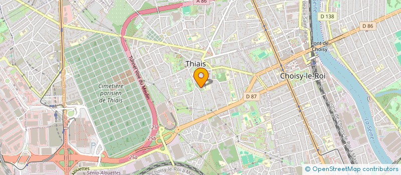 localisation de l'entreprise BRUN à THIAIS
