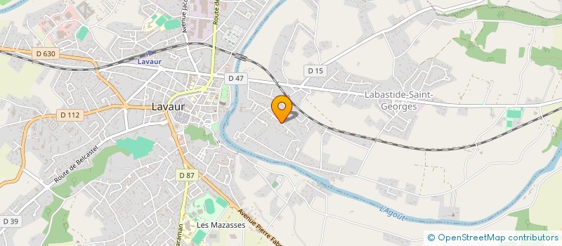 localisation de l'entreprise BRUN  LABASTIDE-SAINT-GEORGES