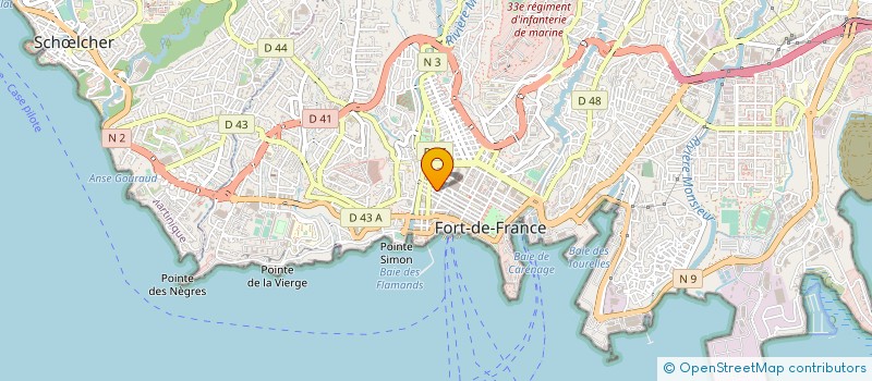 localisation de l'entreprise BRUN ANTILLES COM  FORT-DE-FRANCE