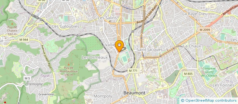 localisation de l'entreprise BRUN BRUNO à CLERMONT-FERRAND