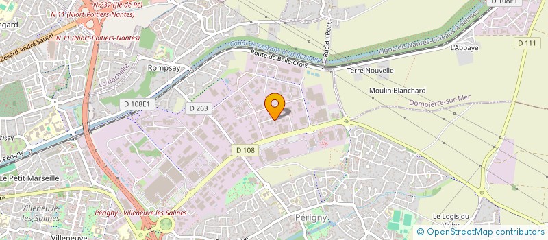 localisation de l'entreprise BRUN D'ACIER à PERIGNY