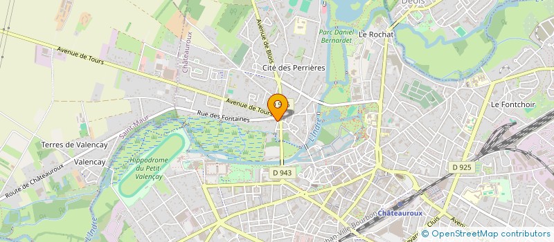 localisation de l'entreprise BRUN DE FOLIE'S à CHATEAUROUX