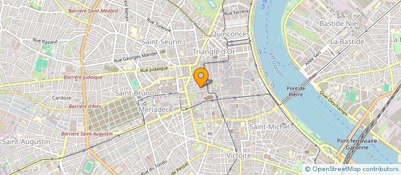 localisation de l'entreprise BRUN DE MIEL  BORDEAUX