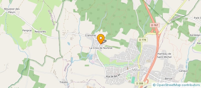 localisation de l'entreprise BRUN'EAU PLOMBERIE FILS  MEUCON