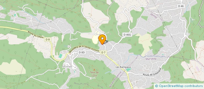 localisation de l'entreprise BRUN ET CARTOUZOU à MIMET