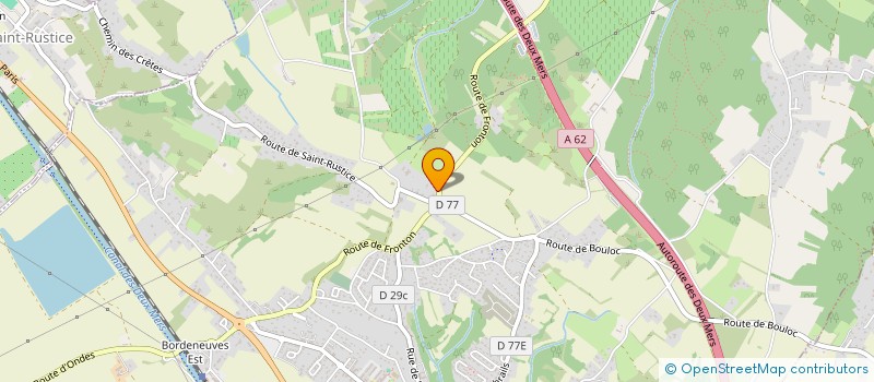 localisation de l'entreprise BRUN ET FILS à CASTELNAU-D'ESTRETEFONDS