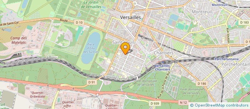 localisation de l'entreprise BRUN FABRICE à VERSAILLES
