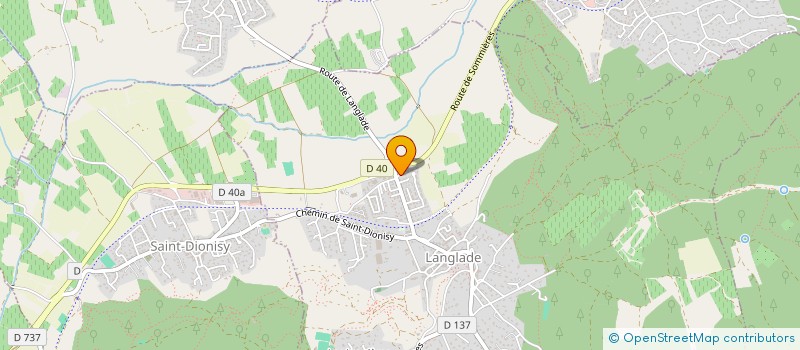 localisation de l'entreprise BRUN - FOUCAULT  LANGLADE