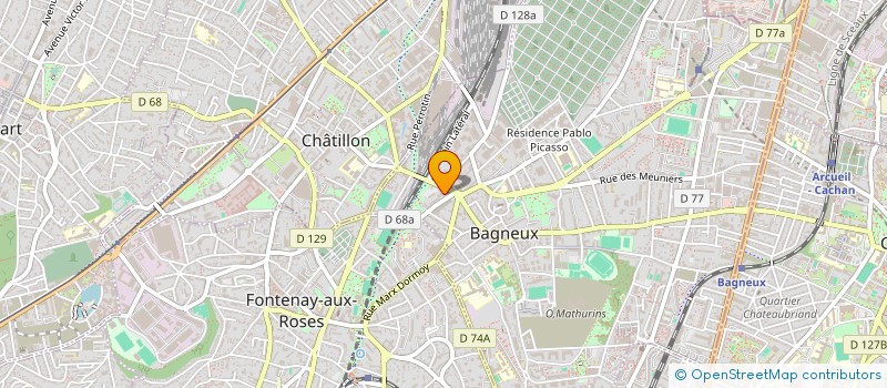 localisation de l'entreprise BRUN GIBAULT à BAGNEUX