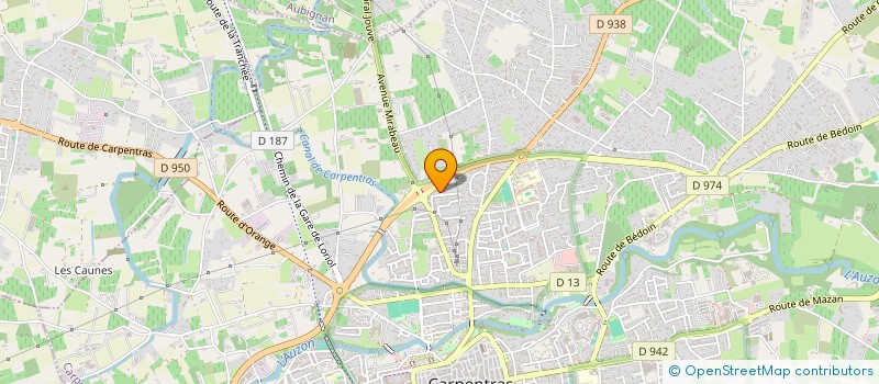 localisation de l'entreprise BRUN INVESTISSEMENTS  CARPENTRAS