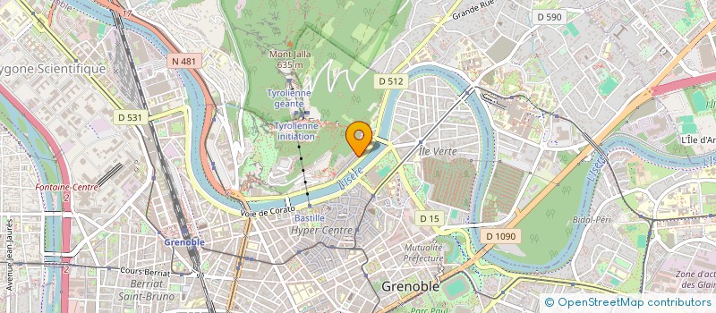 localisation de l'entreprise BRUN-JOSSERAND à GRENOBLE