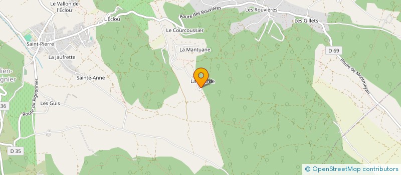 localisation de l'entreprise BRUN MACONNERIE à ESPARRON