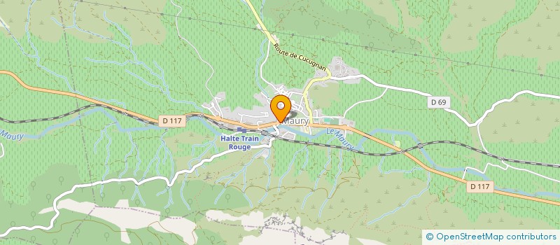 localisation de l'entreprise BRUN MARIE EDITH  MAURY