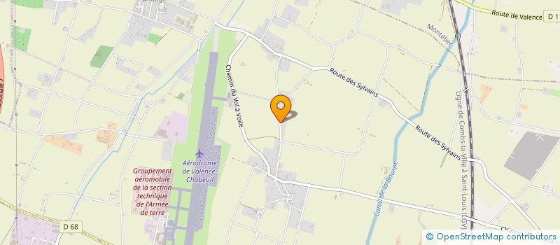 localisation de l'entreprise BRUN POSE D' ENSEIGNES à CHABEUIL
